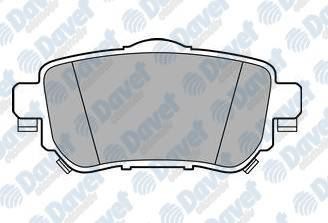 DELPHI LP3145 Arka Fren Balatasi Qashqai 14-> Kadjar 15->